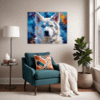 Powerful Siberian Husky Living Room Demo