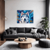 Powerful Siberian Husky Living Room Demo