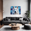 Powerful Siberian Husky Living Room Demo