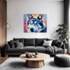 Powerful Siberian Husky Living Room Demo