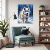 Powerful Siberian Husky Living Room Demo