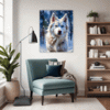 Powerful Siberian Husky Living Room Demo