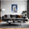 Powerful Siberian Husky Living Room Demo