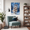 Powerful Siberian Husky Living Room Demo
