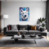 Powerful Siberian Husky Living Room Demo