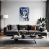 Powerful Siberian Husky Living Room Demo