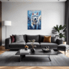 Powerful Siberian Husky Living Room Demo