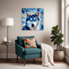 Powerful Siberian Husky Living Room Demo