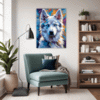 Powerful Siberian Husky Living Room Demo