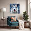 Powerful Siberian Husky Living Room Demo