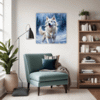 Powerful Siberian Husky Living Room Demo