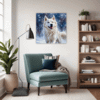 Powerful Siberian Husky Living Room Demo