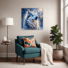 Powerful Siberian Husky Living Room Demo