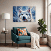 Powerful Siberian Husky Living Room Demo