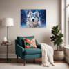 Powerful Siberian Husky Living Room Demo