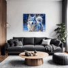 Powerful Siberian Husky Living Room Demo