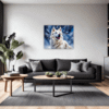 Powerful Siberian Husky Living Room Demo