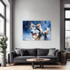 Powerful Siberian Husky Living Room Demo