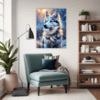 Powerful Siberian Husky Living Room Demo