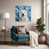 Powerful Siberian Husky Living Room Demo