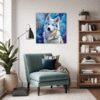 Powerful Siberian Husky Living Room Demo