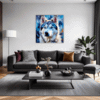 Powerful Siberian Husky Living Room Demo