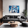 Powerful Siberian Husky Living Room Demo