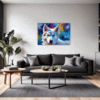 Powerful Siberian Husky Living Room Demo