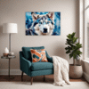 Powerful Siberian Husky Living Room Demo