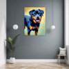 Protective Rottweiler Hallway Demo