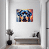 Protective Rottweiler Hallway Demo