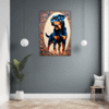 Protective Rottweiler Hallway Demo