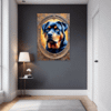Protective Rottweiler Hallway Demo
