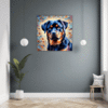 Protective Rottweiler Hallway Demo