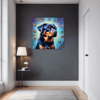 Protective Rottweiler Hallway Demo