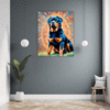 Protective Rottweiler Hallway Demo