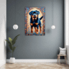 Protective Rottweiler Hallway Demo