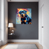 Protective Rottweiler Hallway Demo