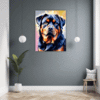 Protective Rottweiler Hallway Demo