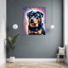 Protective Rottweiler Hallway Demo