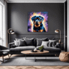 Protective Rottweiler Living Room Demo