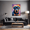Protective Rottweiler Living Room Demo