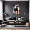 Protective Rottweiler Living Room Demo
