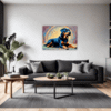Protective Rottweiler Living Room Demo