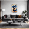 Protective Rottweiler Living Room Demo