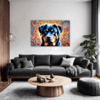 Protective Rottweiler Living Room Demo