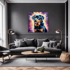 Protective Rottweiler Living Room Demo