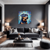 Protective Rottweiler Living Room Demo