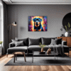 Protective Rottweiler Living Room Demo