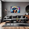 Protective Rottweiler Living Room Demo
